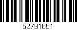 Código de barras (EAN, GTIN, SKU, ISBN): '52791651'