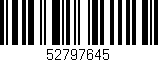 Código de barras (EAN, GTIN, SKU, ISBN): '52797645'