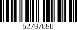 Código de barras (EAN, GTIN, SKU, ISBN): '52797690'