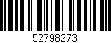 Código de barras (EAN, GTIN, SKU, ISBN): '52798273'