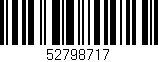 Código de barras (EAN, GTIN, SKU, ISBN): '52798717'