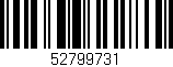 Código de barras (EAN, GTIN, SKU, ISBN): '52799731'