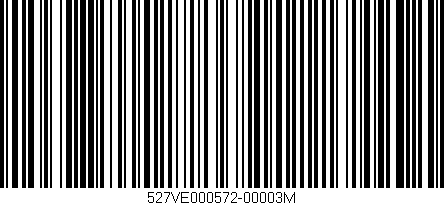 Código de barras (EAN, GTIN, SKU, ISBN): '527VE000572-00003M'