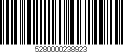 Código de barras (EAN, GTIN, SKU, ISBN): '5280000238923'