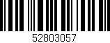 Código de barras (EAN, GTIN, SKU, ISBN): '52803057'
