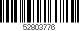 Código de barras (EAN, GTIN, SKU, ISBN): '52803776'