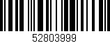 Código de barras (EAN, GTIN, SKU, ISBN): '52803999'