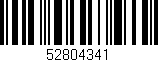 Código de barras (EAN, GTIN, SKU, ISBN): '52804341'