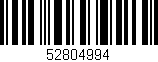 Código de barras (EAN, GTIN, SKU, ISBN): '52804994'