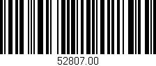 Código de barras (EAN, GTIN, SKU, ISBN): '52807.00'