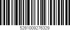 Código de barras (EAN, GTIN, SKU, ISBN): '5281009276329'