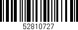Código de barras (EAN, GTIN, SKU, ISBN): '52810727'