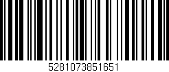 Código de barras (EAN, GTIN, SKU, ISBN): '5281073851651'