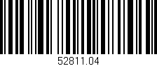 Código de barras (EAN, GTIN, SKU, ISBN): '52811.04'