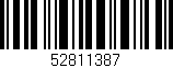 Código de barras (EAN, GTIN, SKU, ISBN): '52811387'