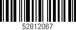 Código de barras (EAN, GTIN, SKU, ISBN): '52812067'