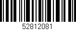 Código de barras (EAN, GTIN, SKU, ISBN): '52812081'