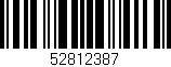 Código de barras (EAN, GTIN, SKU, ISBN): '52812387'