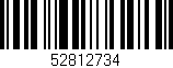 Código de barras (EAN, GTIN, SKU, ISBN): '52812734'