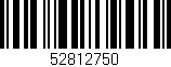 Código de barras (EAN, GTIN, SKU, ISBN): '52812750'