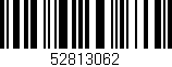 Código de barras (EAN, GTIN, SKU, ISBN): '52813062'