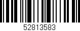 Código de barras (EAN, GTIN, SKU, ISBN): '52813583'