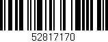 Código de barras (EAN, GTIN, SKU, ISBN): '52817170'