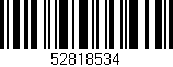 Código de barras (EAN, GTIN, SKU, ISBN): '52818534'