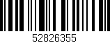 Código de barras (EAN, GTIN, SKU, ISBN): '52826355'