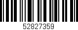 Código de barras (EAN, GTIN, SKU, ISBN): '52827359'