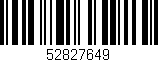 Código de barras (EAN, GTIN, SKU, ISBN): '52827649'