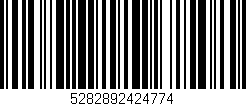 Código de barras (EAN, GTIN, SKU, ISBN): '5282892424774'