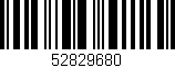 Código de barras (EAN, GTIN, SKU, ISBN): '52829680'