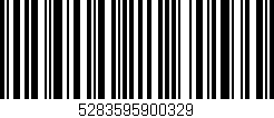 Código de barras (EAN, GTIN, SKU, ISBN): '5283595900329'