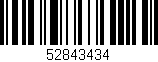 Código de barras (EAN, GTIN, SKU, ISBN): '52843434'