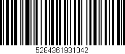 Código de barras (EAN, GTIN, SKU, ISBN): '5284361931042'