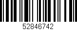 Código de barras (EAN, GTIN, SKU, ISBN): '52846742'