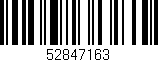Código de barras (EAN, GTIN, SKU, ISBN): '52847163'