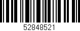 Código de barras (EAN, GTIN, SKU, ISBN): '52848521'