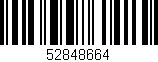 Código de barras (EAN, GTIN, SKU, ISBN): '52848664'