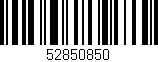 Código de barras (EAN, GTIN, SKU, ISBN): '52850850'