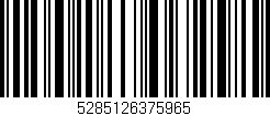 Código de barras (EAN, GTIN, SKU, ISBN): '5285126375965'
