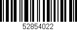 Código de barras (EAN, GTIN, SKU, ISBN): '52854022'