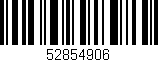 Código de barras (EAN, GTIN, SKU, ISBN): '52854906'