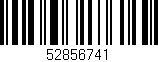 Código de barras (EAN, GTIN, SKU, ISBN): '52856741'