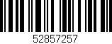 Código de barras (EAN, GTIN, SKU, ISBN): '52857257'