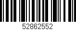 Código de barras (EAN, GTIN, SKU, ISBN): '52862552'