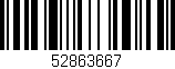 Código de barras (EAN, GTIN, SKU, ISBN): '52863667'