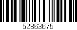 Código de barras (EAN, GTIN, SKU, ISBN): '52863675'