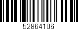 Código de barras (EAN, GTIN, SKU, ISBN): '52864106'
